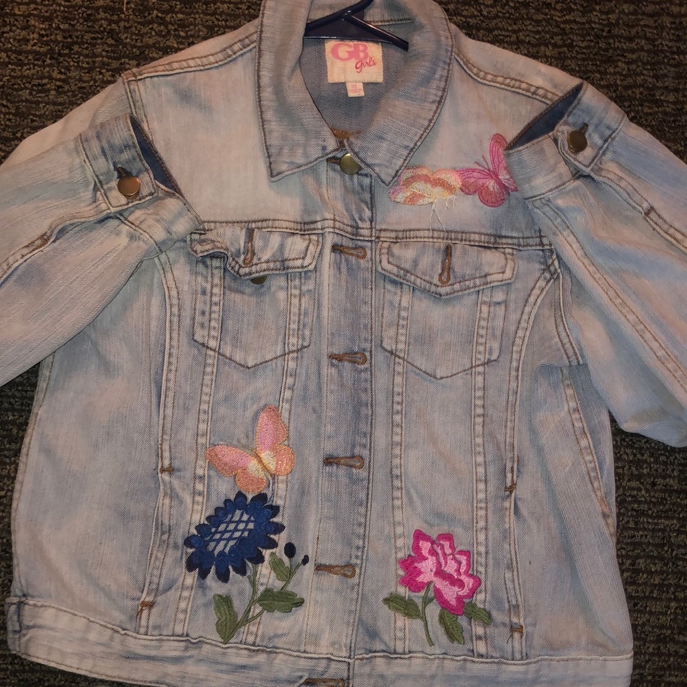 GB Girls Jean jacket Size extra large